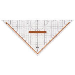 rotring geometriedriehoek Centro, afneembare handgreep, 32 cm, professioneel