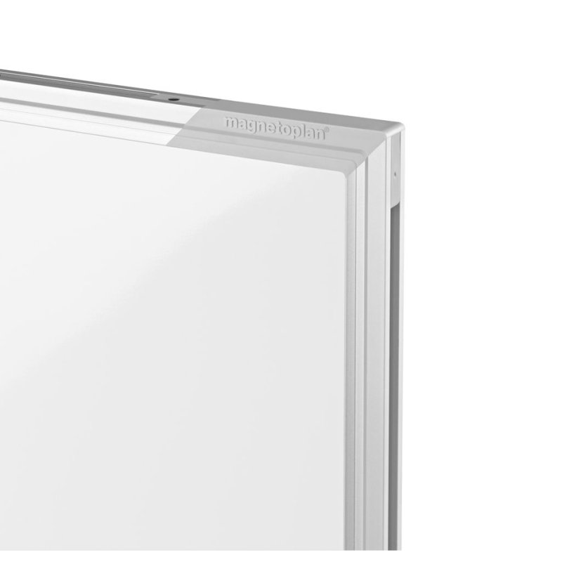 magnetoplan tableau blanc ferroscript, mobile, double face, 1500×1000 mm