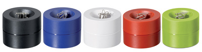 MAUL papercliphouder MAULpro rond, diameter 73 mm, blauw