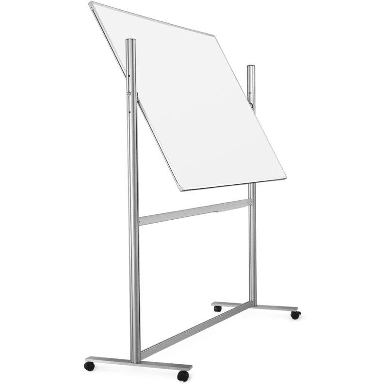 magnetoplan ferroscript tableau blanc, mobile, réversible, 180×120 cm