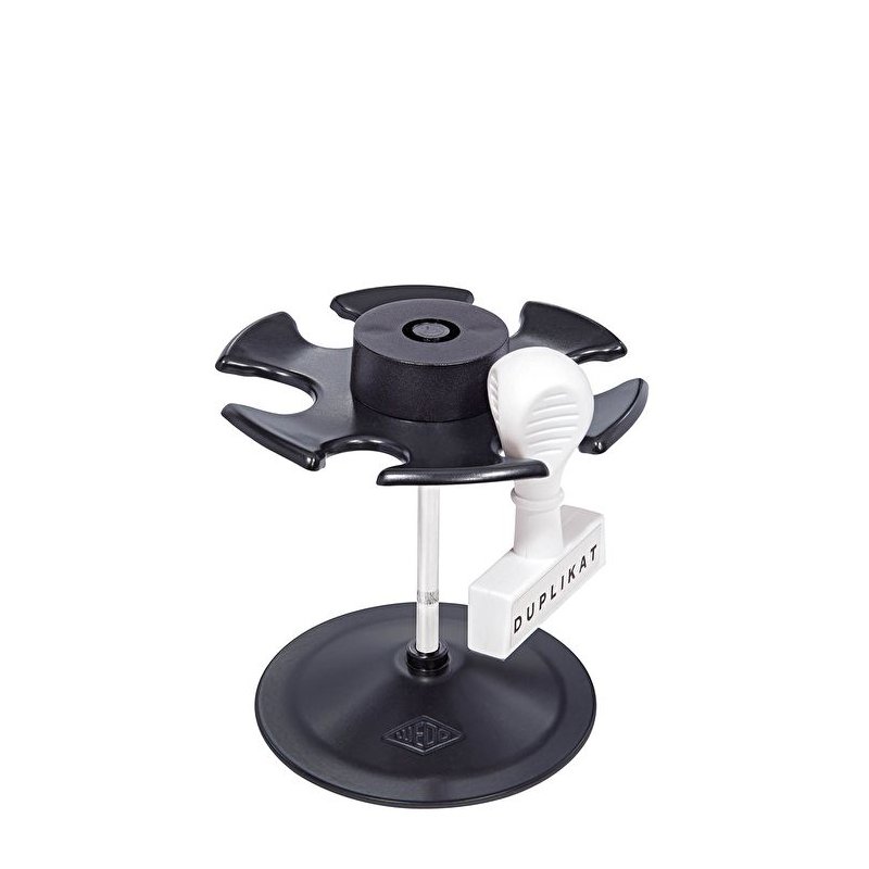 WEDO porte-tampon 8-trous, rond, noir
