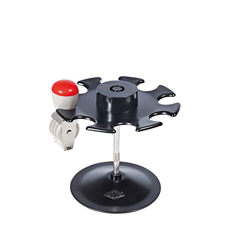 WEDO porte-tampon 8-trous, rond, noir