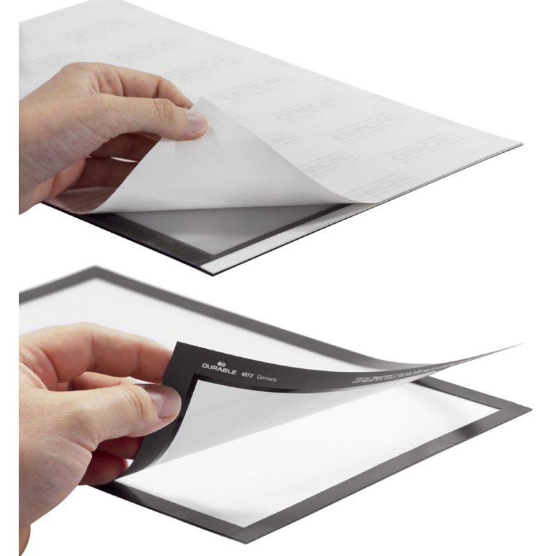 DURABLE magnetisch insteekframe DURAFRAME, A4, oranje, 2 stuks