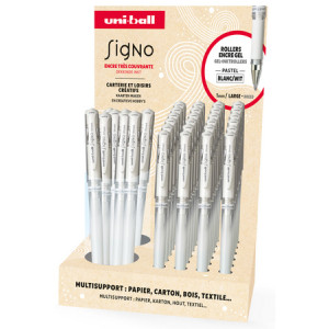 uni-ball gel-tintenroller SIGNO UM153, wit, 0,65 mm, 36 stuks