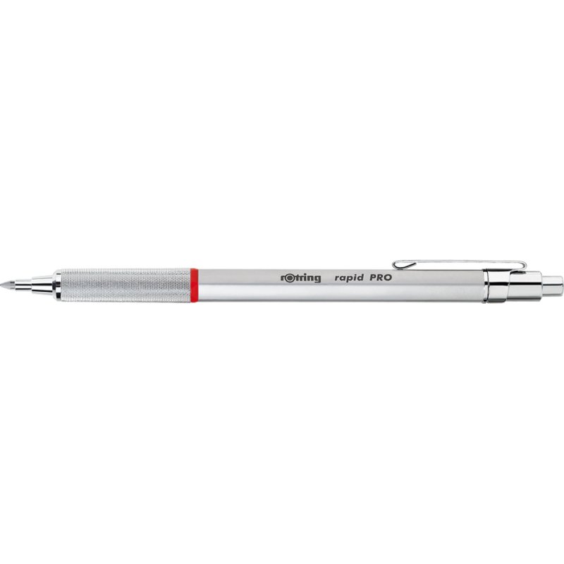 Rotring stylo à bille rétractable Rapid PRO, noir, résistant aux documents, bleu