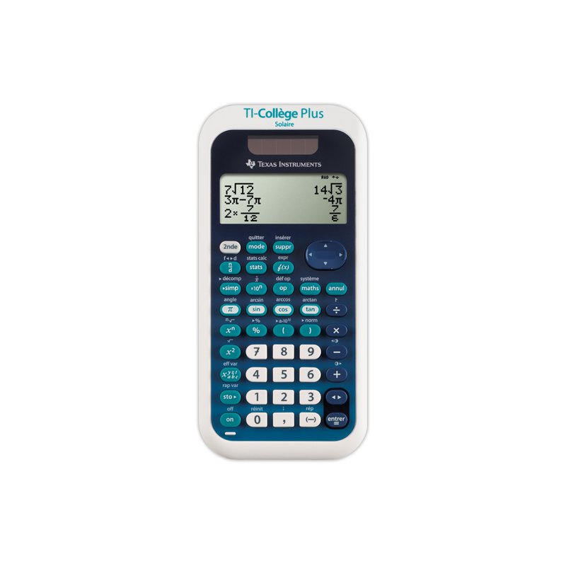 TEXAS INSTRUMENTS rekenmachine TI-Collège Plus, zonnekracht, wetenschappelijk, 4 regels