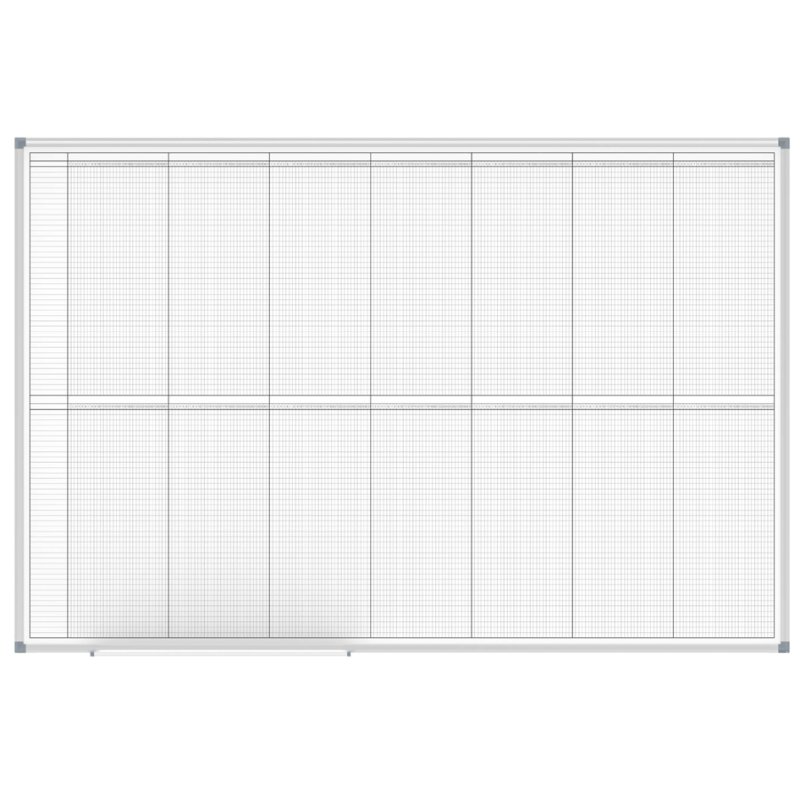 MAUL planificateur annuel MAULstandard, 14 mois, magnétique, 1500×1000 mm