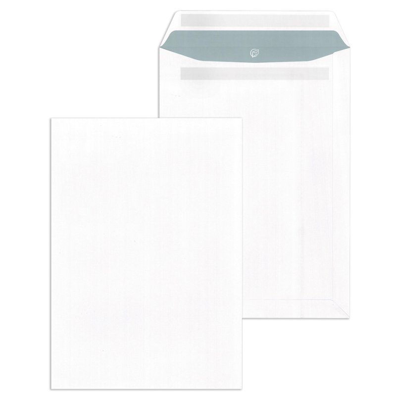 MAILmedia enveloppes C5 auto-adhésives, sans fenêtre, blanc, 500 pièces