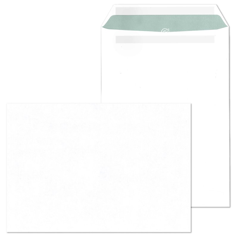 MAILmedia enveloppes C5 auto-adhésives, sans fenêtre, blanc, 500 pièces