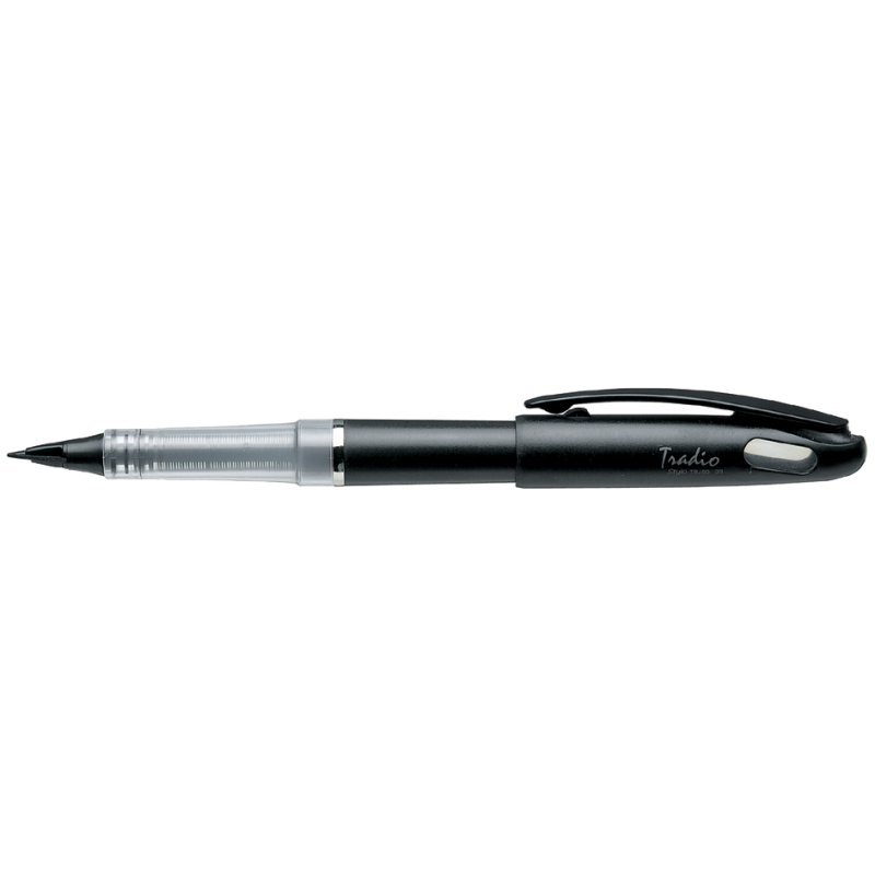 Pentel recharge pour stylo calligraphique MLJ20, rouge, pointe flexible en plastique