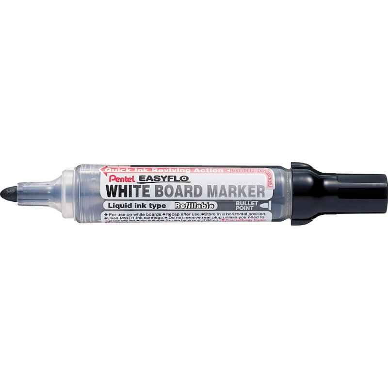 Pentel marqueur tableau blanc, vert, pointe ronde, 2,5 mm