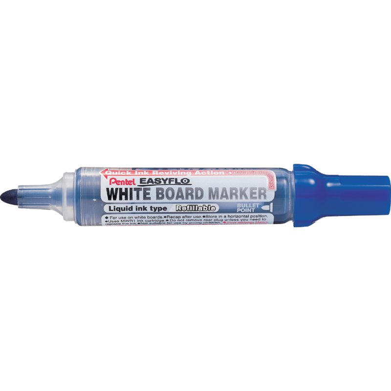 Pentel marqueur tableau blanc, vert, pointe ronde, 2,5 mm