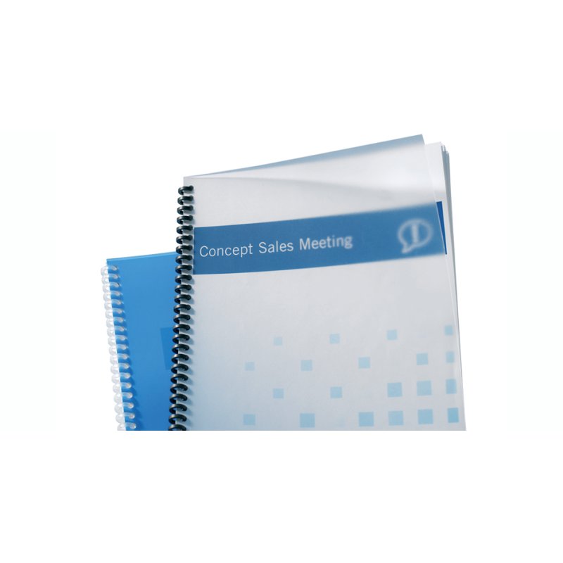 GBC reliures PolyCoverView A3, PP 0,50 mm, transparent mat, 100 pièces