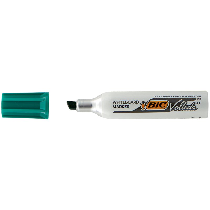 BIC Velleda 1781 whiteboard marker, wigvormige punt, groen, 3,2-5,5 mm