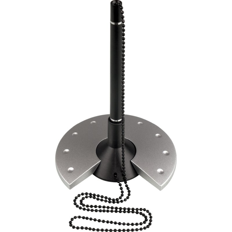 helit porte-stylo 'the base', noir/gris clair, 101 mm