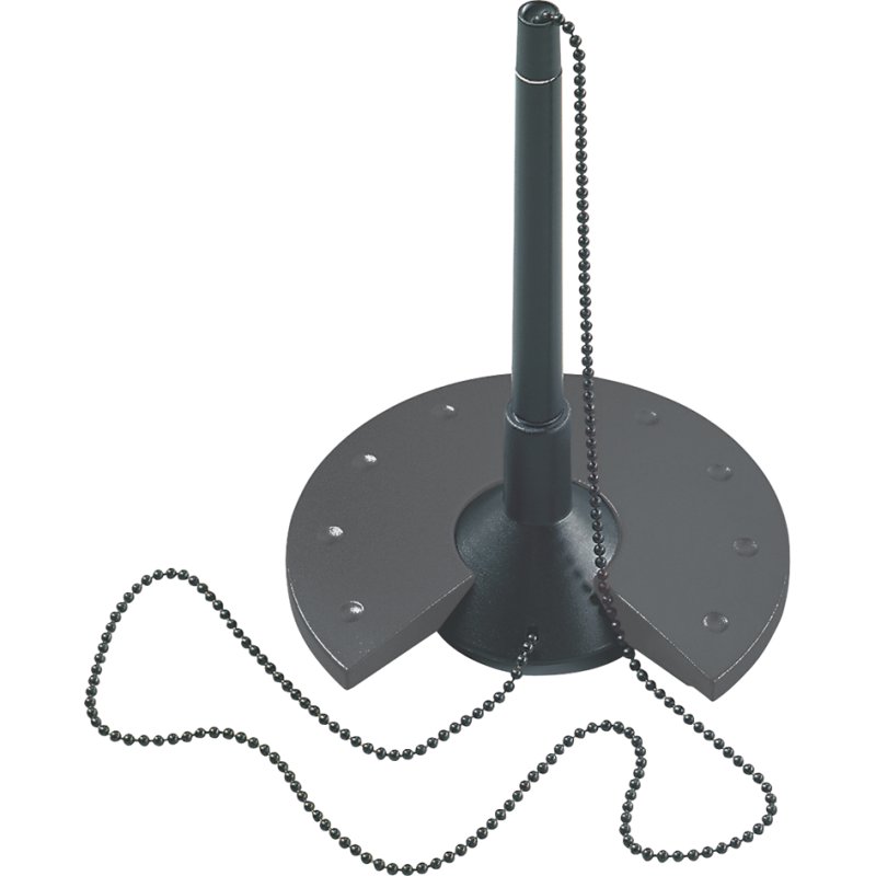 helit porte-stylo 'the base', noir/gris clair, 101 mm