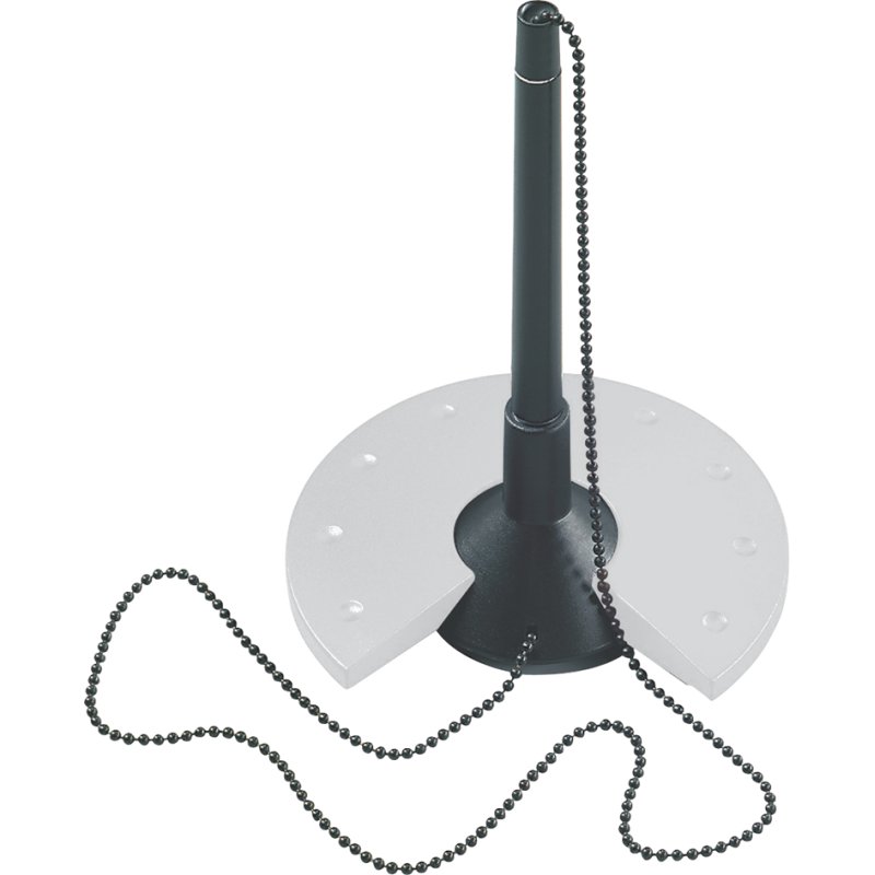 helit porte-stylo 'the base', noir/gris clair, 101 mm