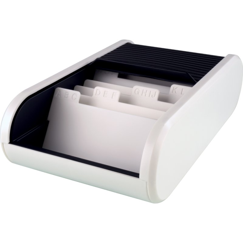 helit porte-cartes de visite the personal, noir/gris clair, 300 cartes, DIN A8