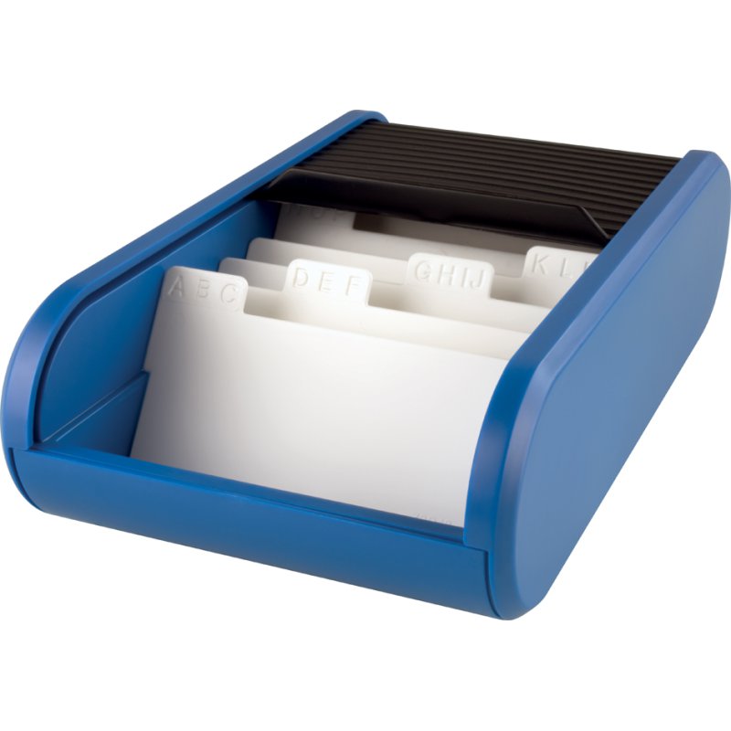 helit porte-cartes de visite the personal, noir/gris clair, 300 cartes, DIN A8