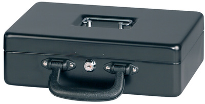 MAUL geldkist met muntinzet, zwart, 360×265×112 mm