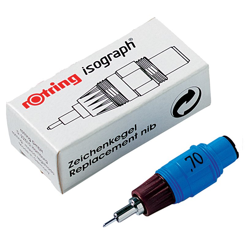 rotring isograph technische pen, 0,30 mm, zwart