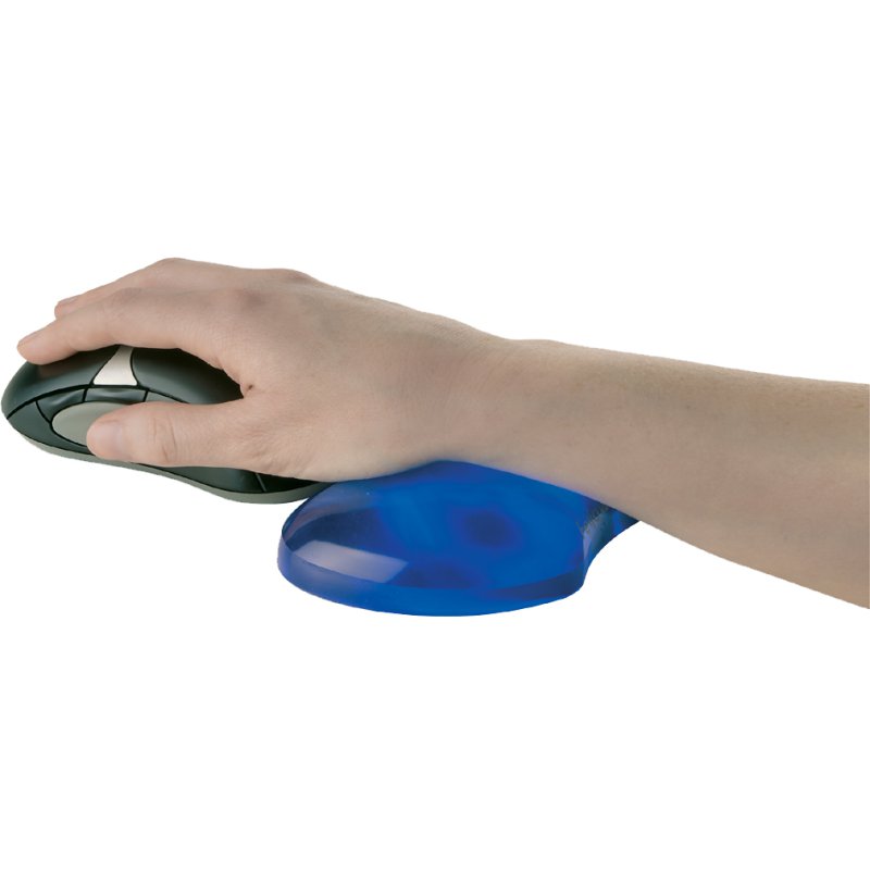 Fellowes repose-poignet souris Crystals Gel, gel cristal transparent, violet