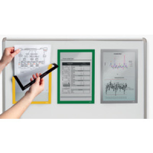 DURABLE magneetlijst DURAFRAME MAGNETIC, A4, zwart, 5 stuks