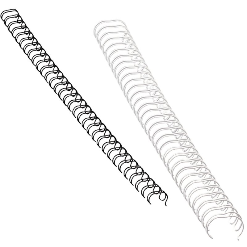 Fellowes reliure à spirale 8 mm, blanc, division 3:1, 100 pièces