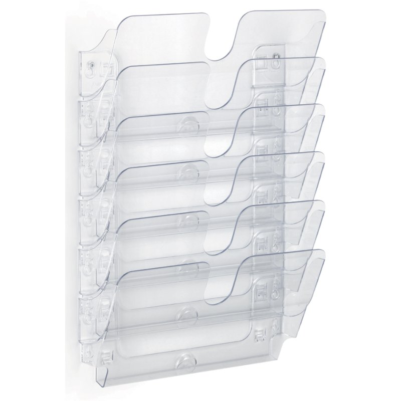 Durable wandbrochurehouder 'Flexiplus 6', A4, 6 vakken