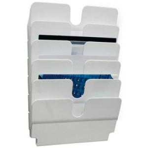 Durable wandbrochurehouder 'Flexiplus 6', A4, 6 vakken
