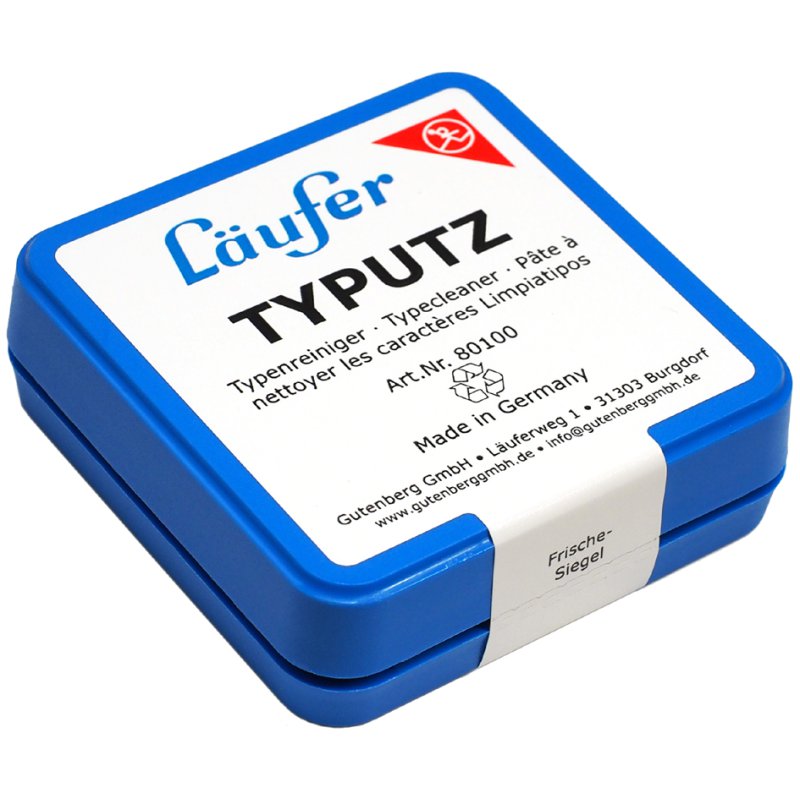 Läufer type cleaner putty, for stamps and typewriters