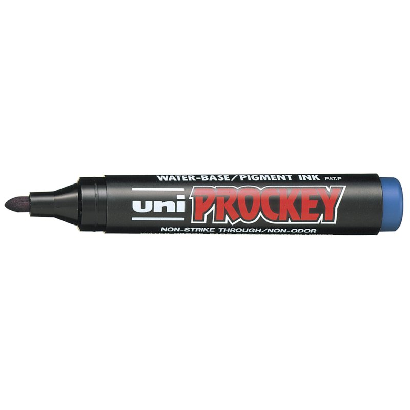 uni-ball permanente marker PROCKEY, blauw, ronde punt, 1,8-2,2 mm