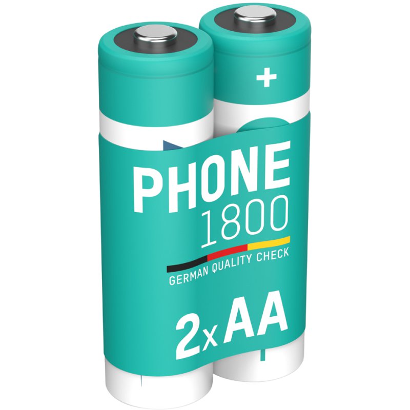 ANSMANN DECT Accumulateur NiMH, AA 1800 mAh, 2 pièces