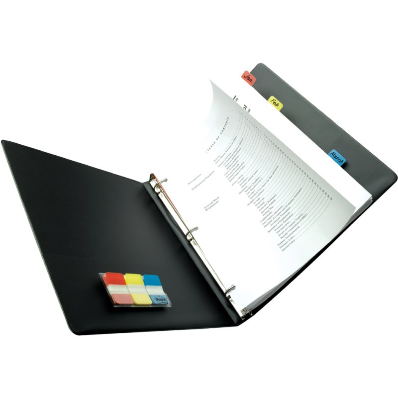 Post-it marqueur adhésif Index Strong, 25,4 × 38 mm, couleurs assorties, 66 pièces