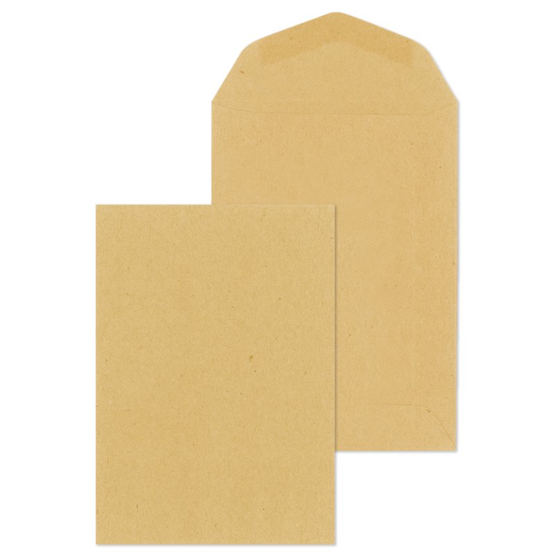 MAILmedia enveloppes de paie marron C7, 81×114 mm, 70 g/m², 2000 pièces