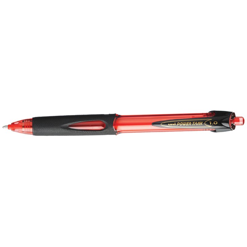 uni-ball Power Tank SN220 balpen, rood, 0,4 mm, documentecht