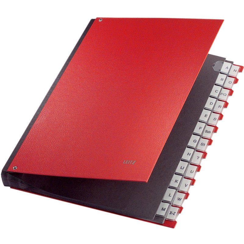 LEITZ suspension file A-Z, blue, tear-resistant cardboard