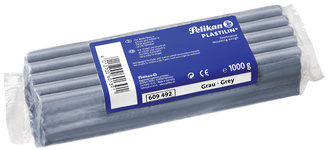 Pelikan kwaliteitsboetseerklei, grijs, 1000 g