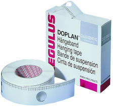 REGULUS draagband Doplan, wit, zelfklevend, 55 mm × 50 m