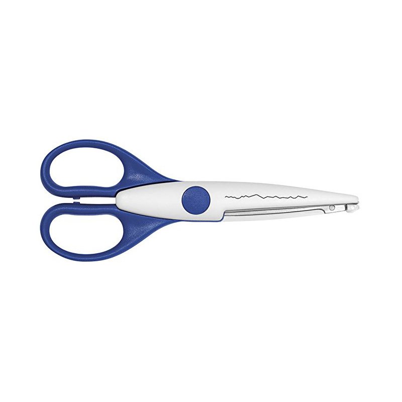 WEDO ciseau de contour, orange, grand format, pour droitiers