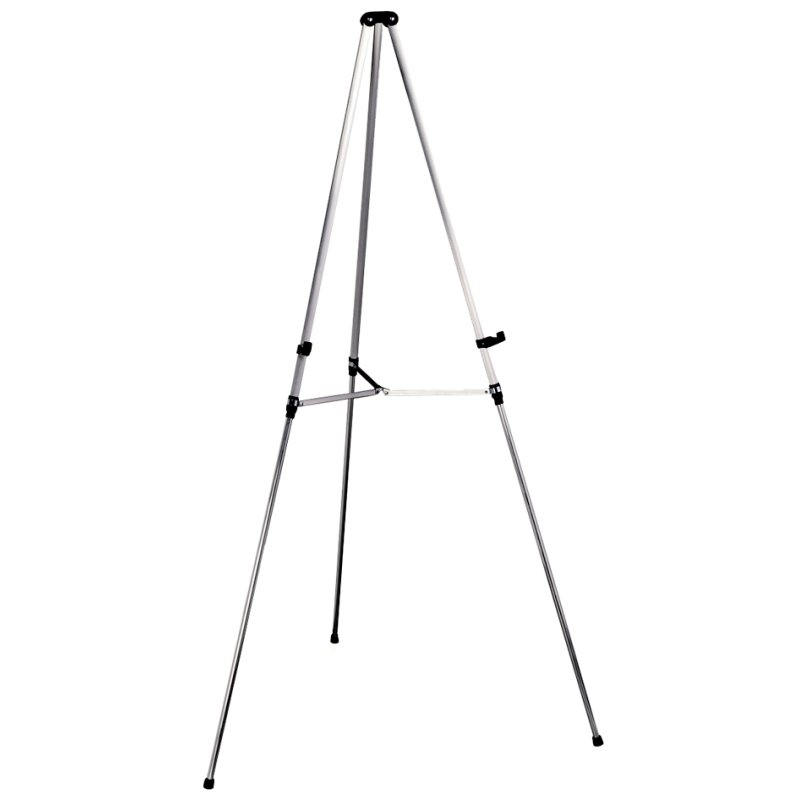 Nobo telescopic stand Q50E, white, aluminium, 1000-1650 mm, 12 kg load capacity