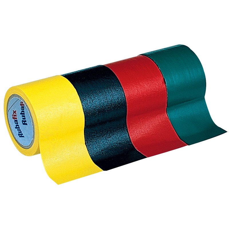 Rubafix weefselband, blauw, 38 mm × 3 m, handscheurbaar