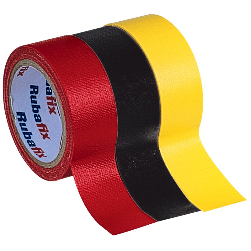 Rubafix weefselband, blauw, 38 mm × 3 m, handscheurbaar