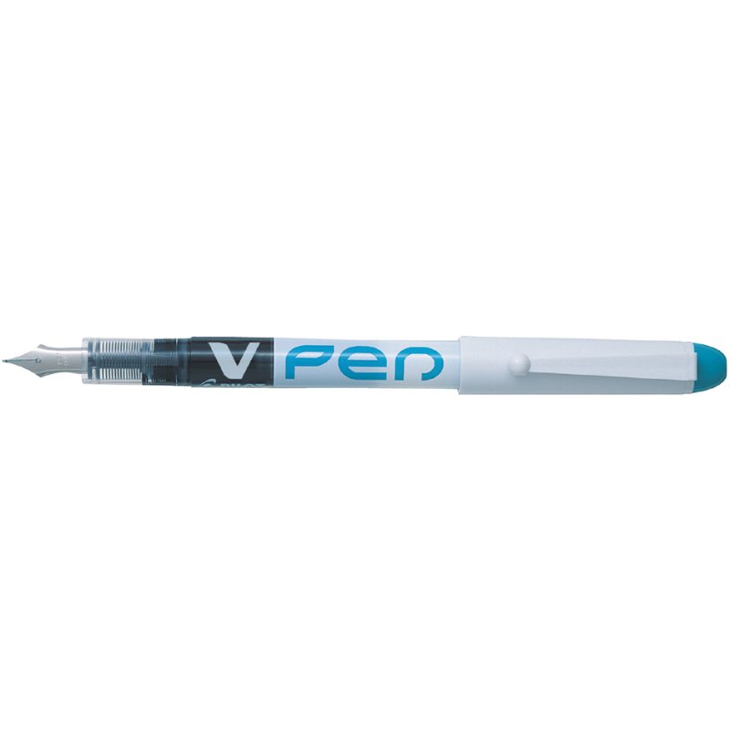PILOT stylos jetables V-Pen, 0,4 mm, vert olive, encre effaçable