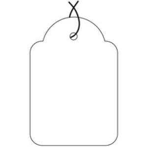 APLI prijskaartjes, wit, 22 × 35 mm, 500 stuks