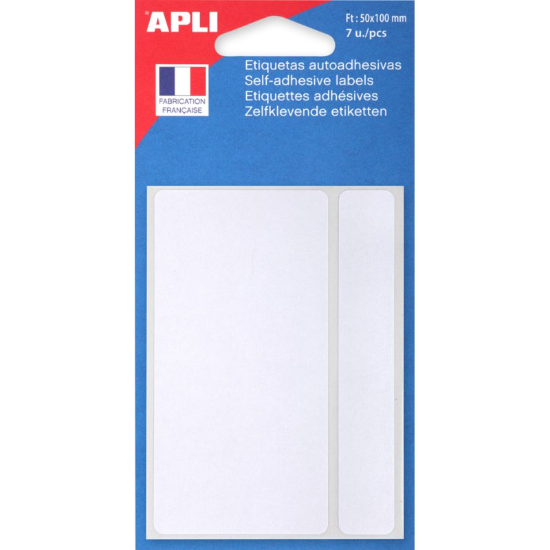 APLI étiquettes multifonctionnelles, 32×38 mm, blanc, 42 pièces
