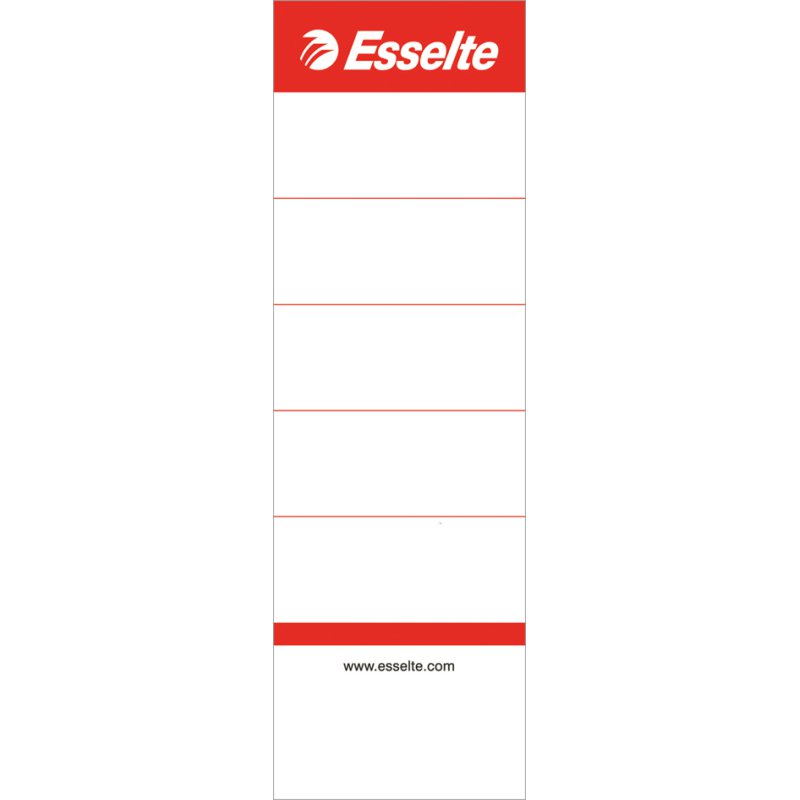 Esselte étiquettes de dos Standard, 30×158 mm, blanc, 10 pièces