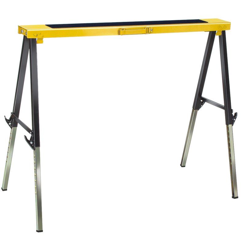 Brennenstuhl établi pliant MB 120 KH, noir/jaune, capacité de charge 120 kg