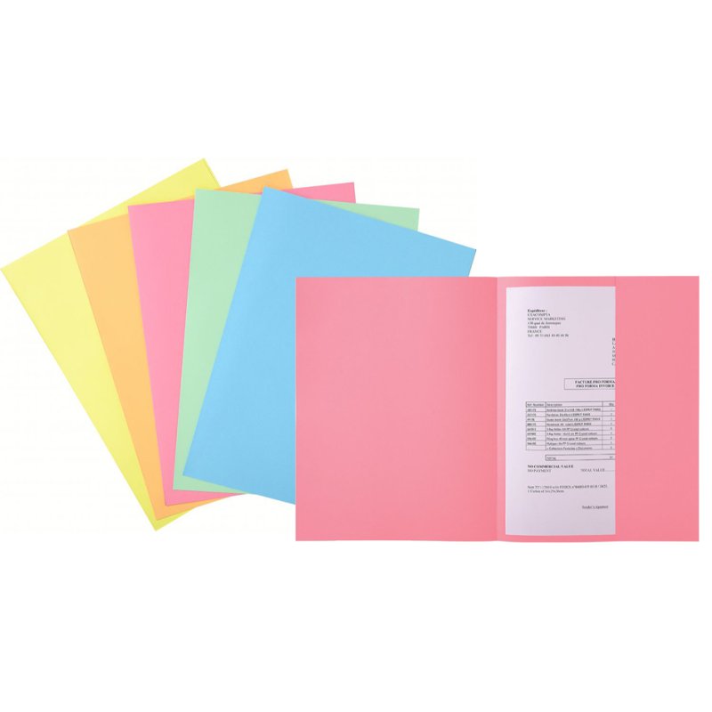 EXACOMPTA documentenmappen SUPER 160, A4, lichtblauw, 100 stuks