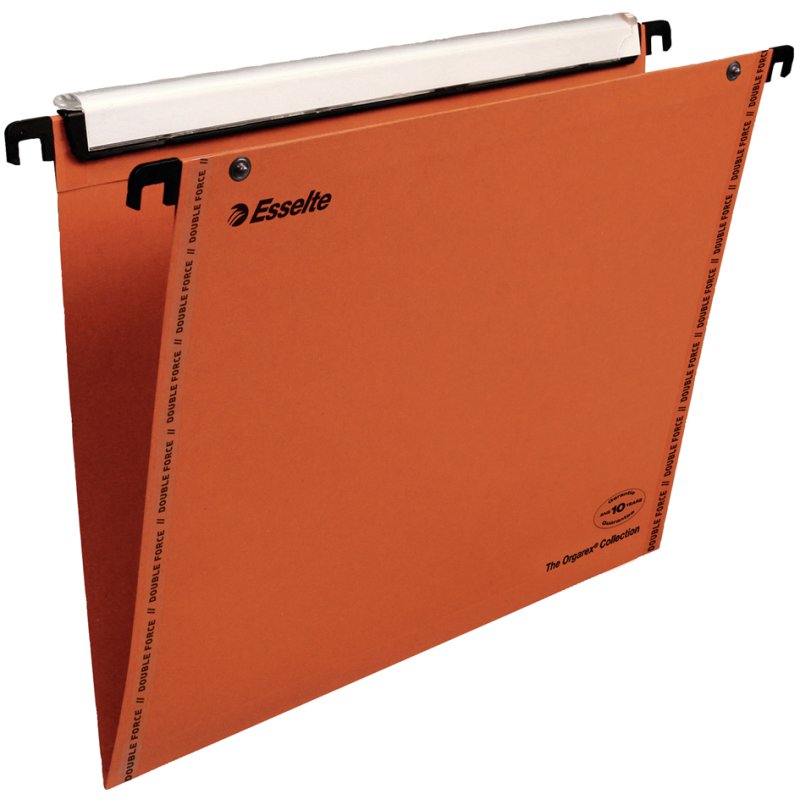 Esselte hangmappen A4, oranje, 25 stuks